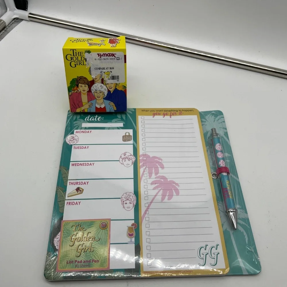 Brand New/Never Used Golden Girls Magnets + Planning Calendar